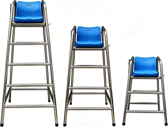 Bu Havuz Uzun Cankurtaran Sandalyesi, Su Parkı için Yüzme Havuzu Cankurtaran Sandalyesi, Göl Plajı için Açık Hava Paslanmaz Çelik Şezlonglar, Rahat Koltuklu Veranda Bar Taburesi, Yükler 300k