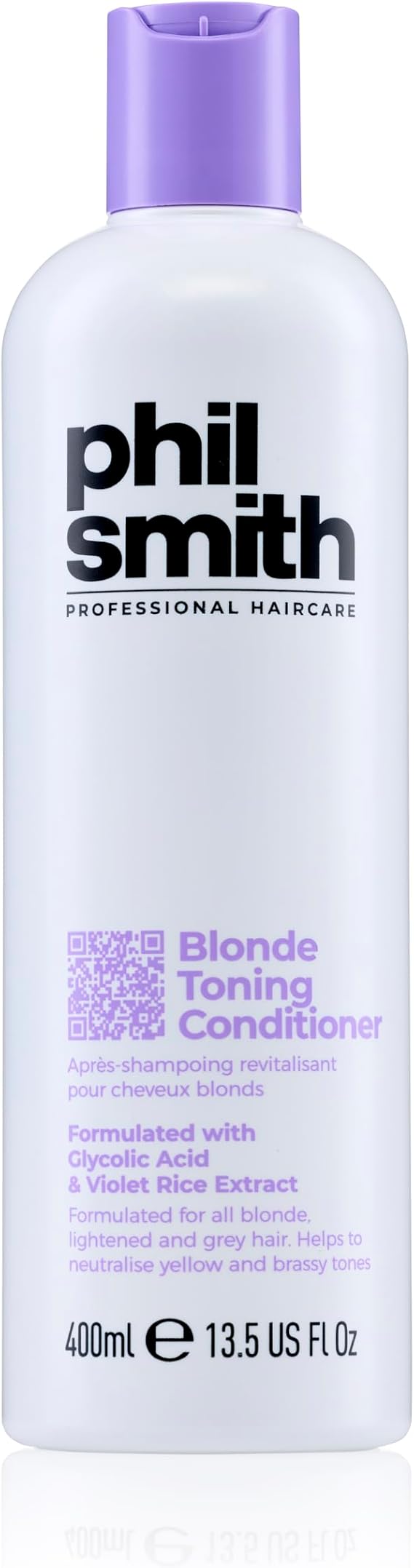 Phil Smith Professional Blonde Toning Conditioner, Purple, 400ml