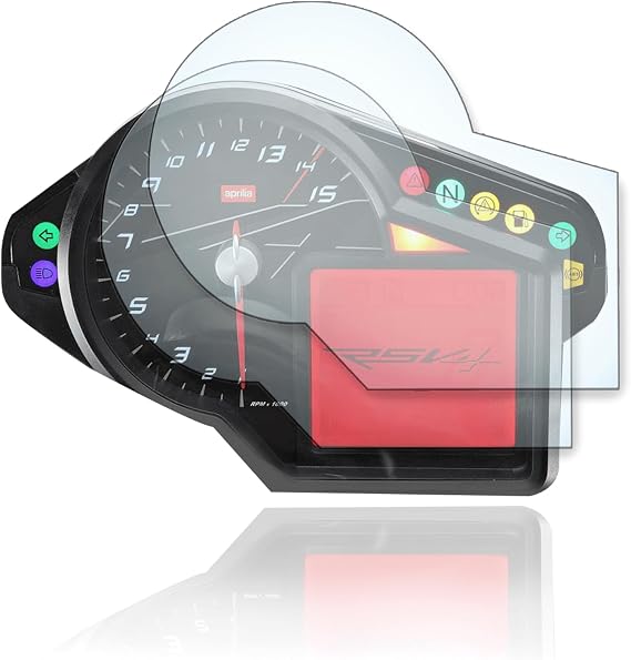 Screen Protector Speedometer Protective Film Suitable for Aprilia RSV4 2010+ 1x Ultra Clear / 1x Anti-Glare
