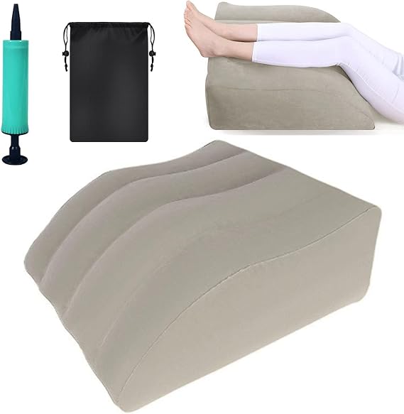 Leg Elevating Pillow, Inflatable Leg Elevation Pillow