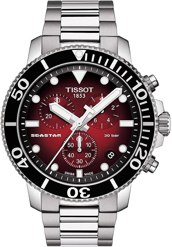 Tissot Seastar 1000 T120.417.11.421.00 Mens Chronograph, Gray, Quartz Movement