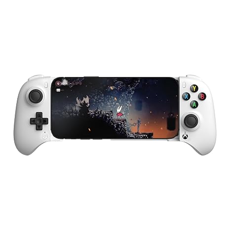8Bitdo Ultimate Mobile Gaming Controller for iPhone Apple Android & Xbox Cloud Gaming Bluetooth Gamepad with Hall Effect Joysticks 2 Pro Back Buttons Officially Licensed (White)