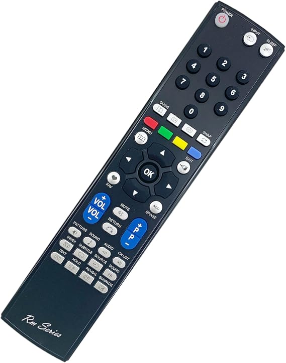 RM Series Remote Control Compatible with HITACHI 26LD4550C 26LD4550U 26LD4550U-UV 32LD4550C 32LD4550U LD4550U RL57R