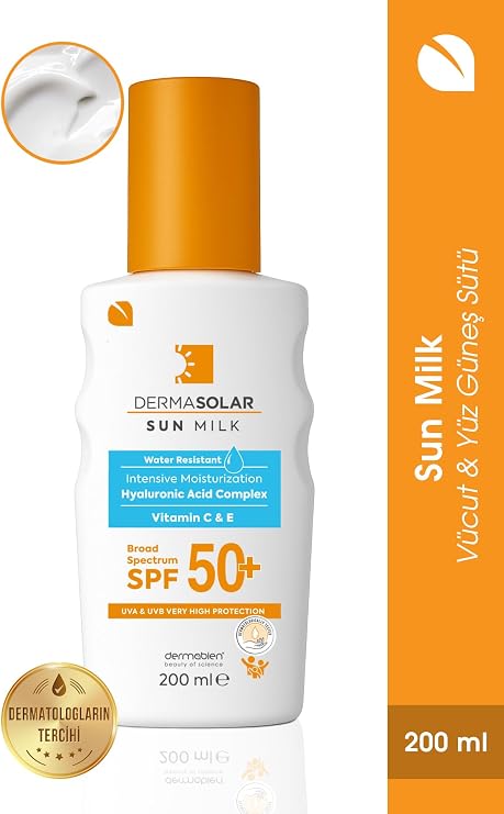 Dermasolar Sun Milk Güneş Kremi 200 ml