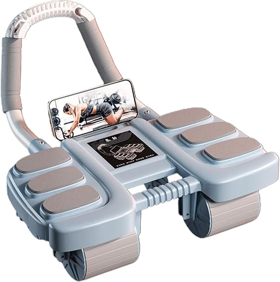 Rebound Abdominal Wheel Automatic Rebound Phone Holder Ab Roller