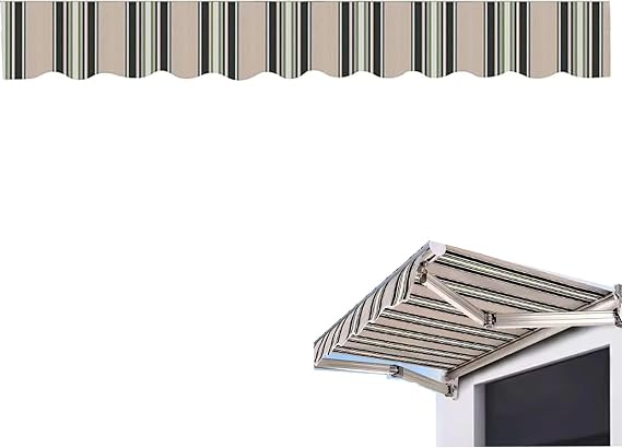 Awning Valance Replacement, Heavy Duty Waterproof UV Resistant Fabric Strip