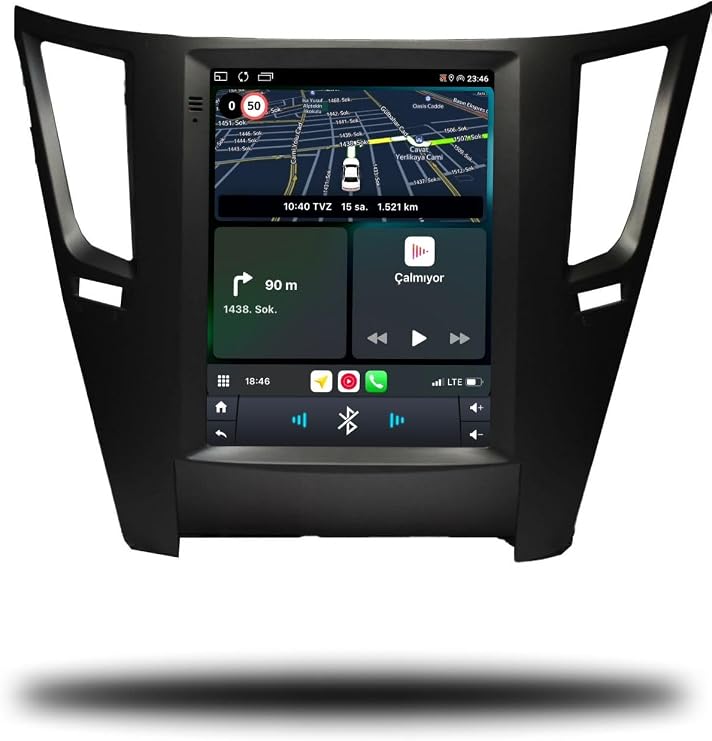 MarTechno Android Multimedya 4GB RAM 64GB Hafıza Subaru Outback Tesla 2010-2014 ile uyumlu