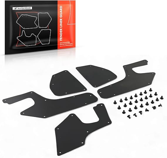 A-Premium ペア フロントとリア インナーホイールフェンダー ライナー スプラッシュシールドセット クリップ付き - Toyota 4Runner 1996-2002に対応 - ファクトリーフレッシュPP+PET、再生品またはリサイクル品ではありません