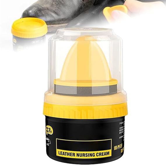 Leather Nursing Repair Polishing Lanolin Cream,Leather Repair Cream Liquid Shoe Polish,2024 New Leather Repair Cream,Protects Leather From Scuffs And Scratches For All Kind Of Leather Surfaces(1pcs Bl