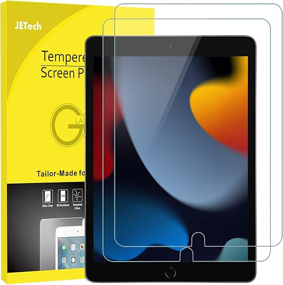 JETech Screen Protector for iPad 9th/8th/7th Gen 10.2", 2-Pack