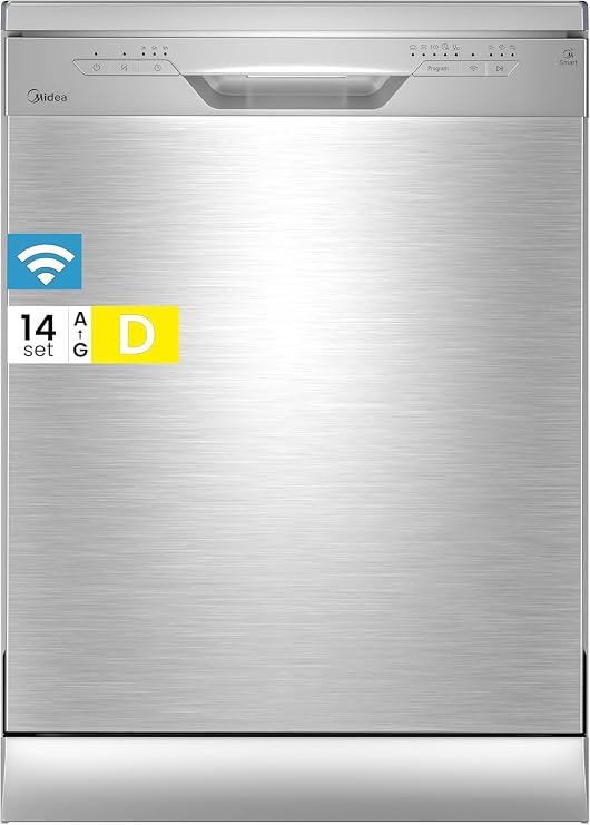 Midea SF 3.60N PRO dishwasher 60cm Freestanding & Undermountable Silver [Energy Class E]