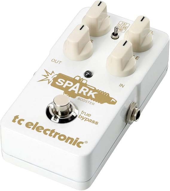 TC Electronic Spark Booster Fantastic Booster Pedal with Gain Control and Active EQ