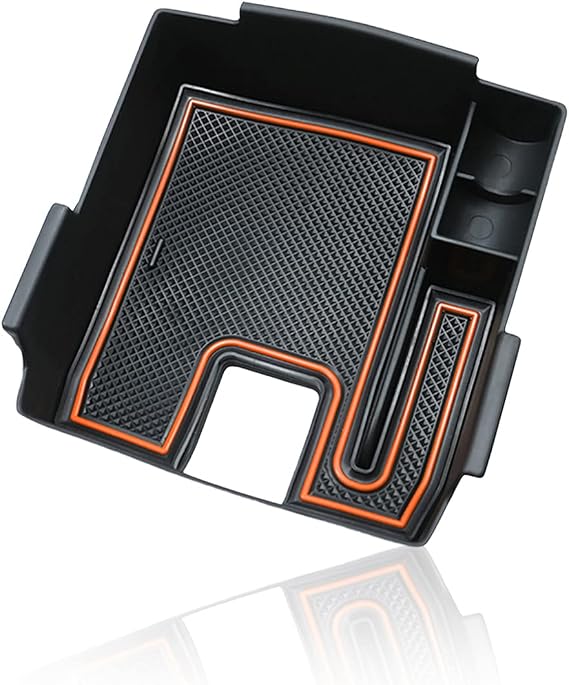YEE PIN Storage Box Compatible with Toyota Corolla E210 2019+ Passenger Car Centre Console Organiser Tray for Armrest Organiser Accessories with Non-Slip Mat