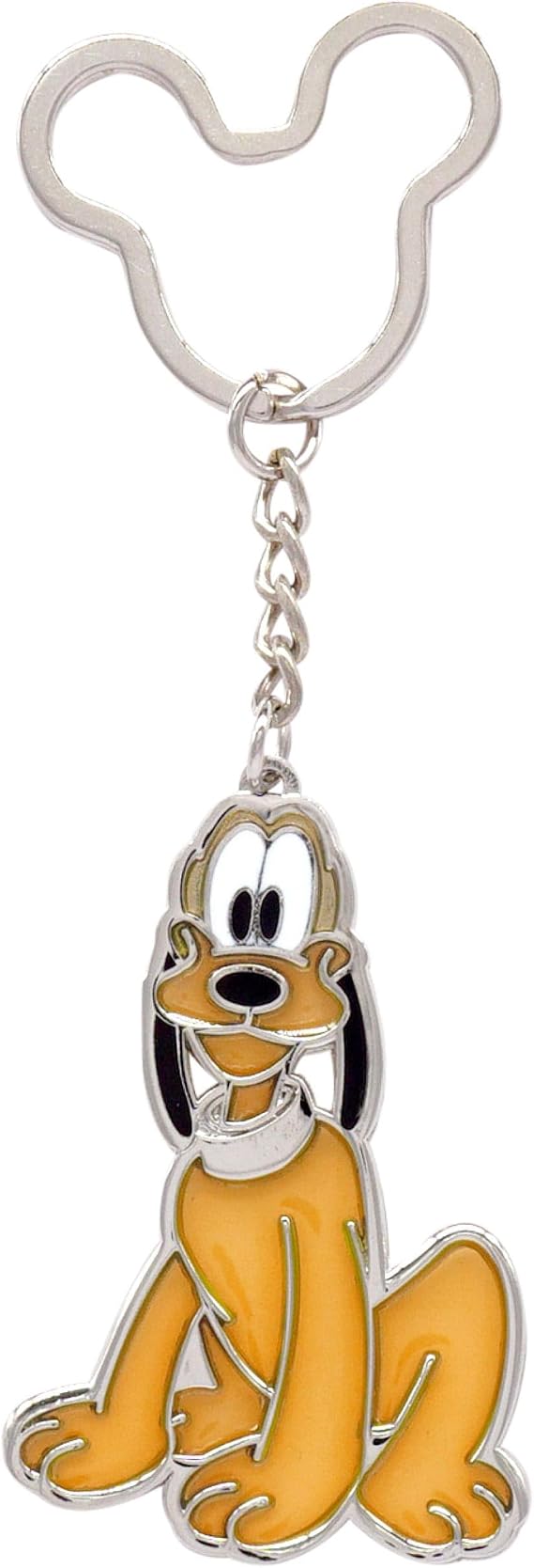 MONOGRAM Disney Mickey Mouse & Friends Two Face Pewter Keyring Pluto International