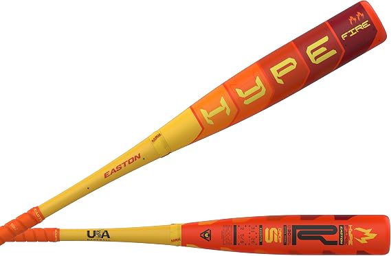 Easton | 2025 | Hype Fire Baseball Bat | USA | -5 / -8 / -10 / -11 Drop | 2 5/8" Barrel | 2 Pc. Composite