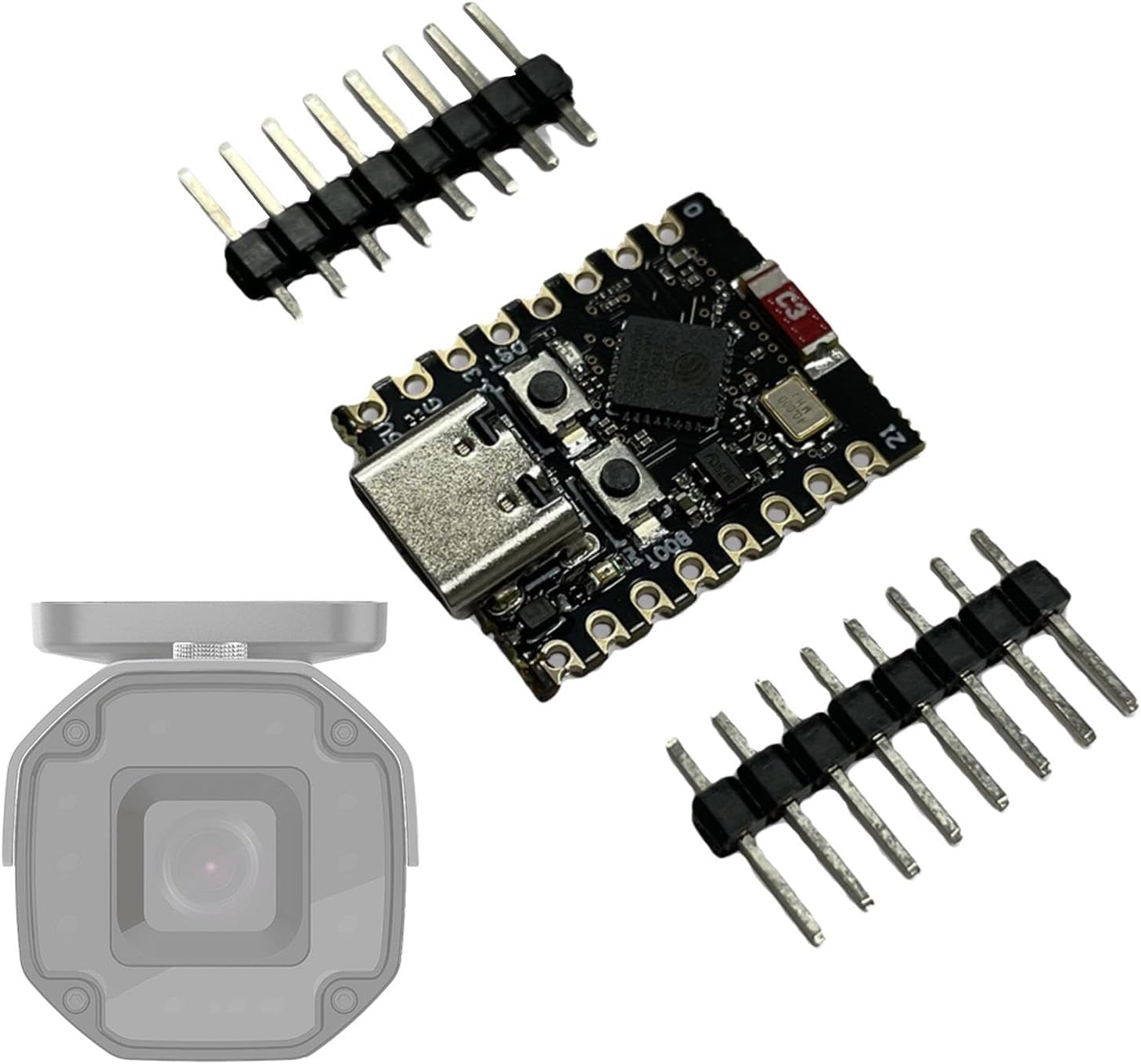 ESP32-C3 Development Board, ESP32 Microcontroller Development Board - Mini Module Microcontroller Processor | ESP32 Board Low Energy Expansion Board, Supports WiFi and Wireless Dual Mode