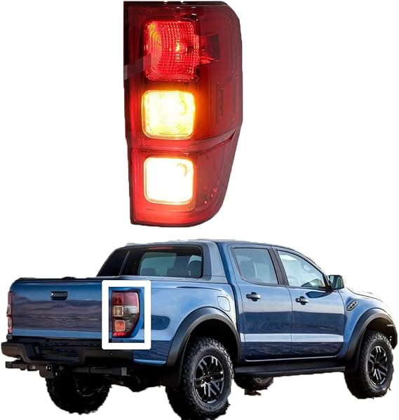 Car Rear Tail Light Assemblies for Ford Ranger 2019 2020 2021 2022, Car Tail Light Brake Lamp Tail Lamp Led Taillight Replacement Car Accessories,right-1pcs