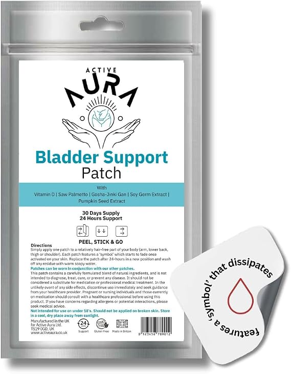 Bladder Patch - Bladder Support - Bladder & Urinary Function for Men & Women