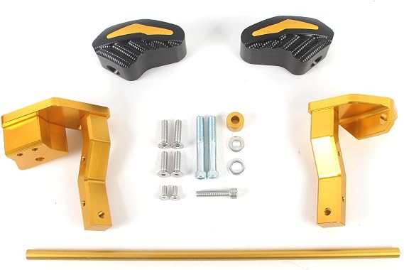 Frame Sliders Crash Protector for Suzuki Hayabusa GSX1300R GSXR 1300 Motorcycle Accessories Engine Protector Cover Falling Protection GSX-R1300 GSXR1300 (Gold for Gen 2 / Gen 3)