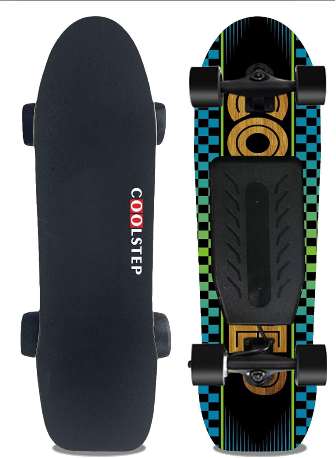 Electric Skateboard with Remote, 800W Electric Longboard, 26 Mph Top Speed & 16 Miles Range, Max Load 300lbs, Safety Sandpaper, Suitable for Adults & Teens Beginner Dualdrive-C