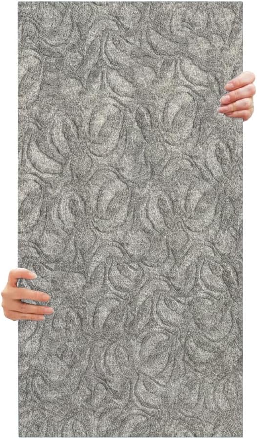 Tink 3D Kendinden Yapışkanlı Duvar Kağıdı Yeni Nesil Akustik Keçe Panel Modern Desen 52x98 cm (Açık Gri, 2 Adet 1 m²)