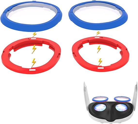 for MetaQuest 3 Accessories-Magnetic Eyeglass Frames, VR Lens Protector Frame for MetaQuest 3 Headset, Anti-Scratches Glass Spacer Protector for Quest3 Glasses