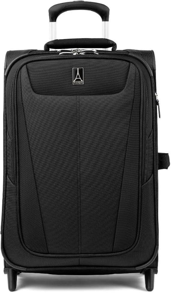 Travelpro Luggage Maxlite 5 22" Lightweight Expandable Carry-on Rollaboard Suitcase, Black