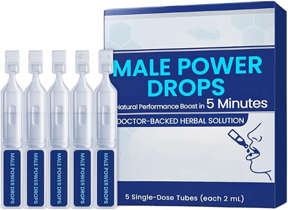 Male Power Drops – 2025 Upgrade, Male Liquid Drops,Delay Drop,Secret Drop for Strong Men, Increases Stamina and Size - Improves Energy, Drive, and Power,Fast-Acting Results (1)