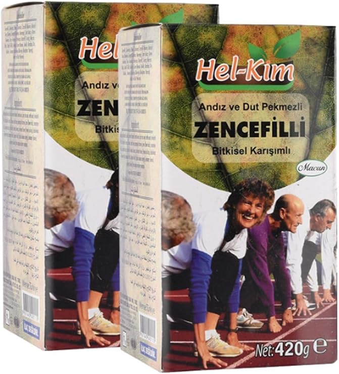 Hel-Kim Andız Ve Dut Pekmezli Zencefilli Bitkisel Karışımlı Macun (2 Adet) (420 * 2)