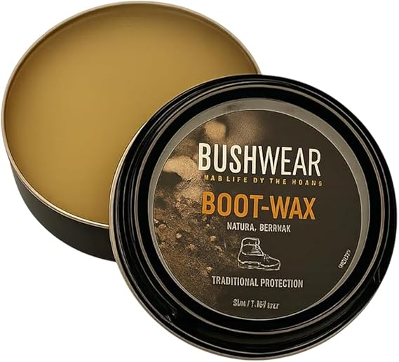 BushWear Superior Leather Boot Wax 50ml Tin