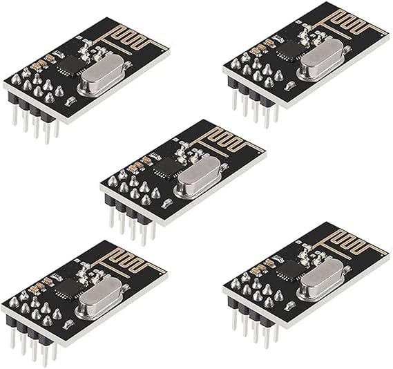 5Pcs nRF24L01+ Wireless Module 2.4G Wireless Communication Module Upgrade Module Electrones 5Pcs nRF24L01+