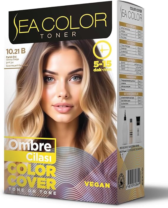 Sea Color Ombre Saç Cilası 10.21B -Parlak Bej/Glossy Beige