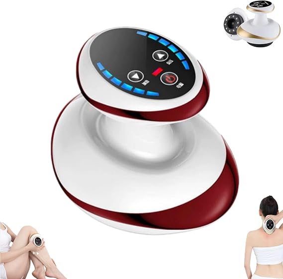 Vacuvia Cellulite Massager 4 in 1 - Vacuum & Electric Gua Sha, Firmer Skin & Better Blood Circulation, Deep Massage with Heat, for Whole Body