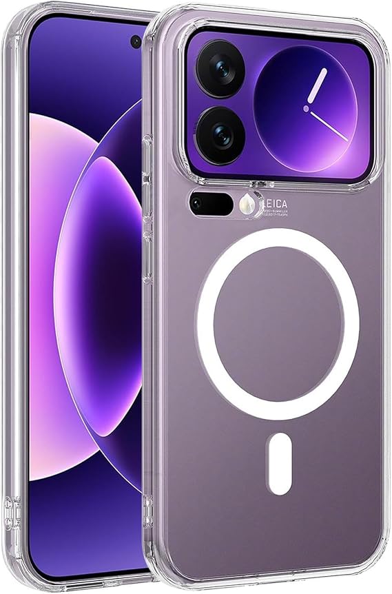 Microsonic Xiaomi 17 Pro Max için Kılıf MagSafe Clear Sararmaz Şeffaf [Xiaomi 17 Pro Max ile Uyumlu Kılıf - Şeffaf]