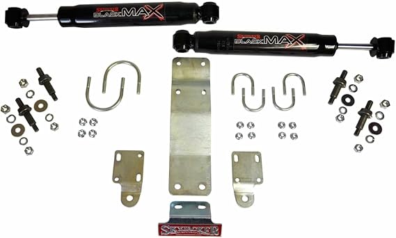Skyjacker Black Max デュアルステアリングスタビライザーキットブラック - 8204