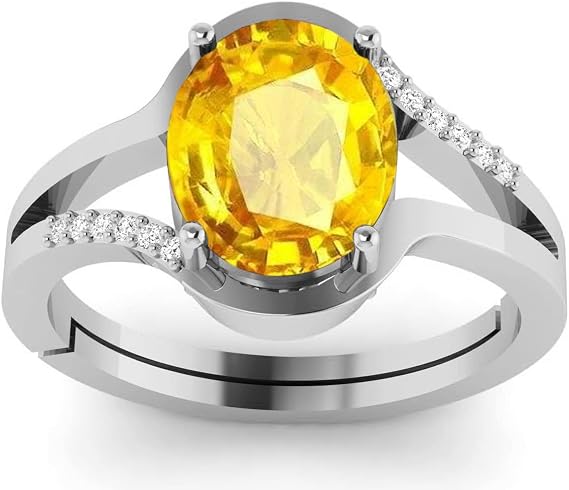 8.25 Ratti 7.00 Carat Unheated Untreated Natural Yellow Sapphire