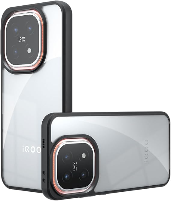 KNOXS Case Compatible with vivo iQOO 15, Non-Yellowing Transparent Soft TPU Bumper Shockproof, PC Thin and Light Protective Case (Transparent)
