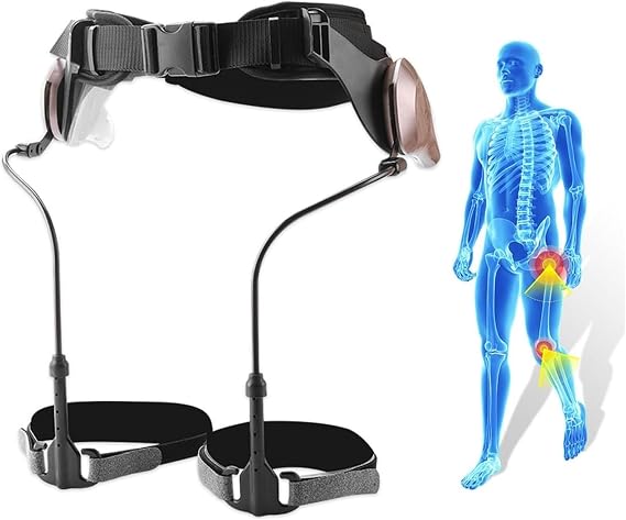 Exoskeleton Ergonomic Power Walking Aid,Leg Lift and Climbing Support, Assists 50% Mobility for Elderly and Limited Mobility