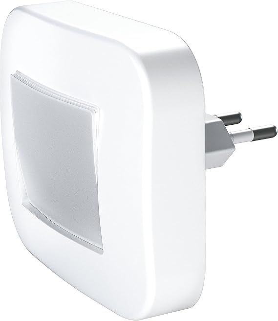 LEDVANCE LED gece lambası, iç mekan uygulamaları için lamba, gündüz gece sensörü, sıcak beyaz, 65,0 mm x 84,0 mm x 73,0 mm, Lunetta Hall