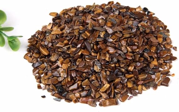 natural luster Natural Magic 50g Natural Tiger Eye Jasper Crystal Chips Mini Tumbled s