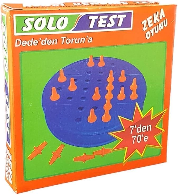 Solo Test Zeka Oyunu Oyuncağı Solo