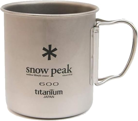Snow Peak Titanium Single 600 Wall Cup - 600 ml