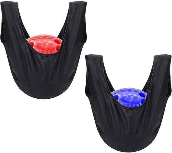 Bowling Ball Polishers,Microfiber Polished Bowling Ball Wiping Bag Bowling Polisher Bag(2pcs)