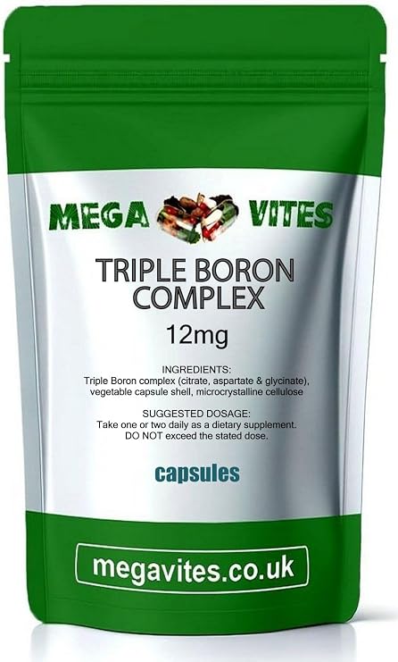 Triple Boron Complex Capsules 12mg x 30 - MEGAVITES