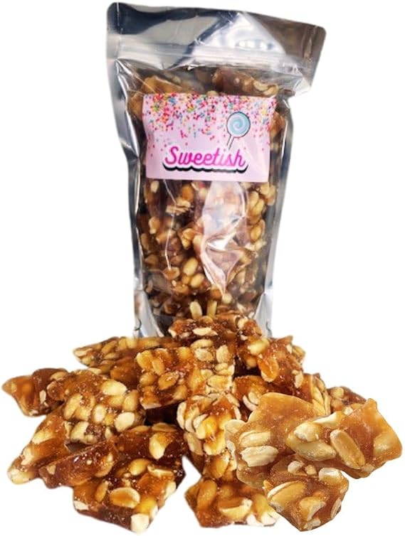 Peanut Brittle │ 500 Gram Sharing Bag │ 500g │ Assorted Sweet Pick and Mix for Parties, Gifts, and Sharing By Sweetish