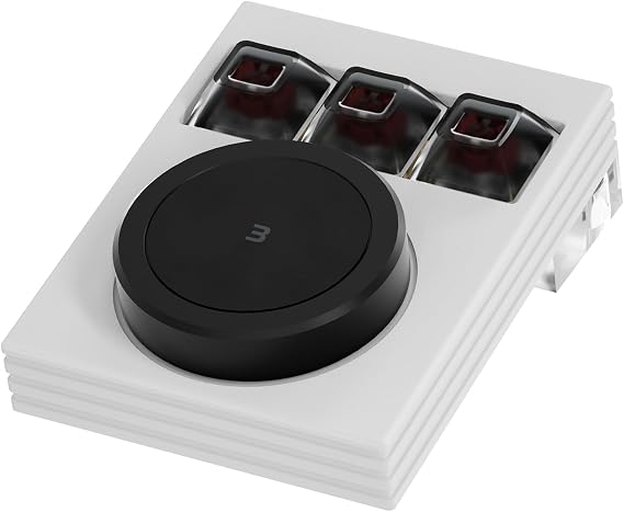 Macro Programmable Keypad,Mini 3-Key OSU Programmable Keyboard