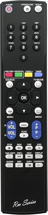 RM Series Replacement Remote Control for TARGA DRH-5400X