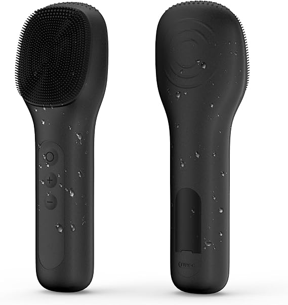 Facial Cleansing Brush, Soft Exfoliating Face Wash Brush, Pore Deep Cleansing Face Skincare Tool for Massaging, Makeup Removal