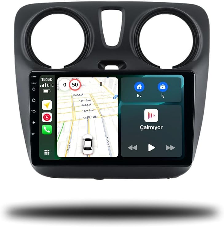 MarTechno Android Multimedya 4GB RAM 64GB Hafıza Dacia Lodgy 2012-2022 ile uyumlu