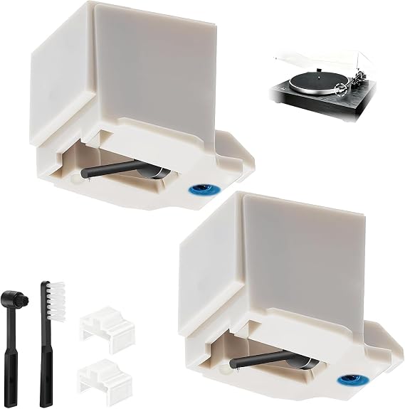 ATN3600L-ATN3600LC Record Player Needle - Diamond Conical Replacement Stylus Compatible with Audio-Technica AT-LP60 Series, AT-LP60X, AT-LP60XBT and Sound Burger Turntable（2 Pack）